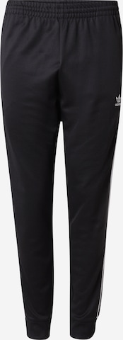 ADIDAS ORIGINALS Tapered Pants 'Adicolor Classics Sst' in Black: front