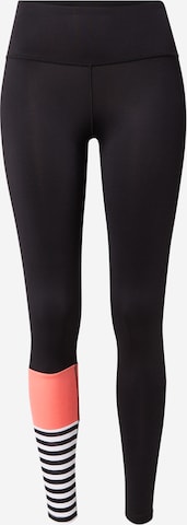 Hey Honey Regular Workout Pants 'Surf Style' in Orange: front