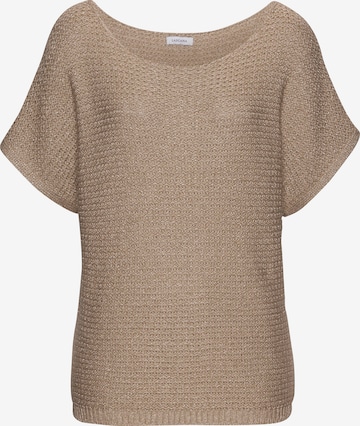 LASCANA Sweater in Beige: front