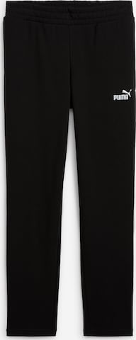 PUMA Regular Pants 'Ess Small No. 1' in Black: front