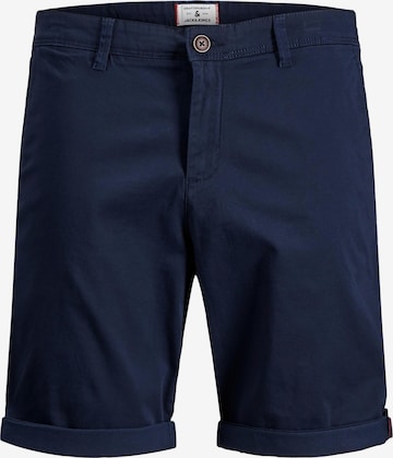 JACK & JONES Regular Chino Pants 'JJIBowie' in Blue: front