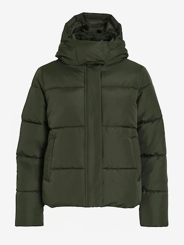 VILA Winter Jacket 'Milja' in Green: front