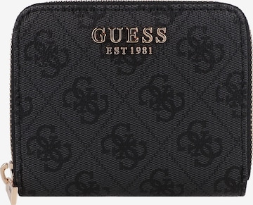 GUESS Wallet 'Laurel II' in Black: front