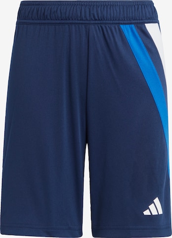 ADIDAS PERFORMANCE Regular Workout Pants 'Fortore 23' in Blue: front