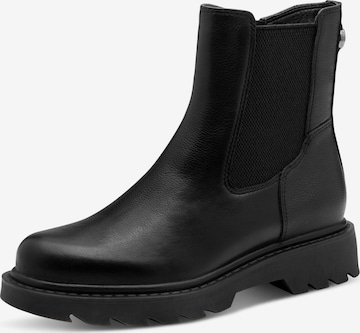 Tamaris Chelsea Boots in Black: front