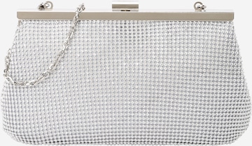 mascara Clutch in Silver: front
